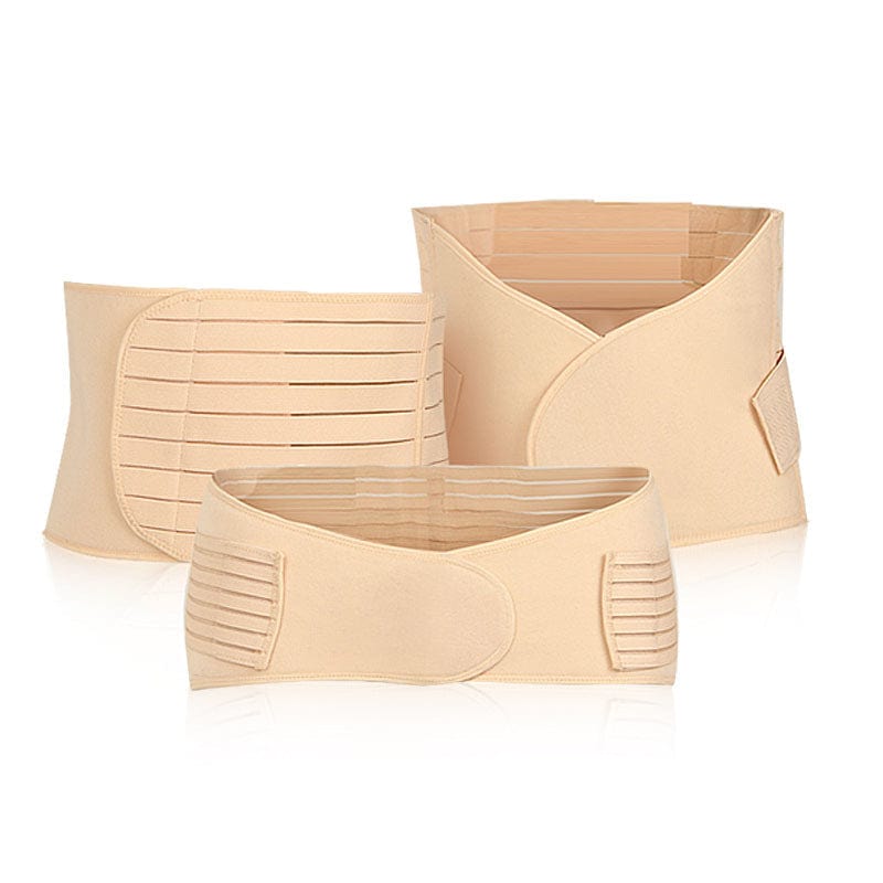 Shantou Liduo Comfort & Support Maternity 3 in 1 Postpartum Belly Support Recovery Belly/Waist/Pelvis Belt Postpartum Belly Wrap Band-Nude