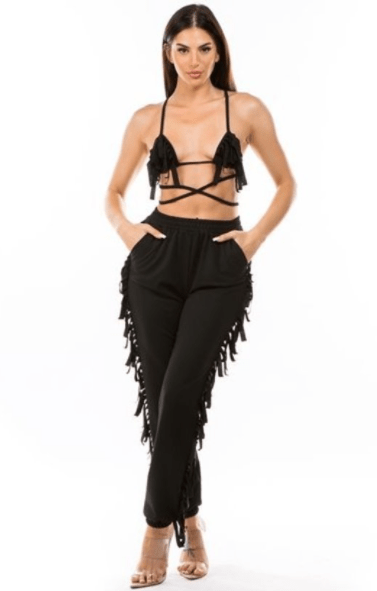 Francis Cabrel set Small / Black Biddy Babe - Riri Set - Black