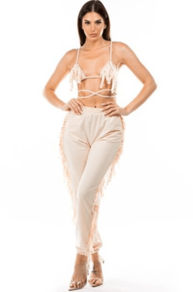 Francis Cabrel set Small / Cream Biddy Babe - Riri Set - Cream