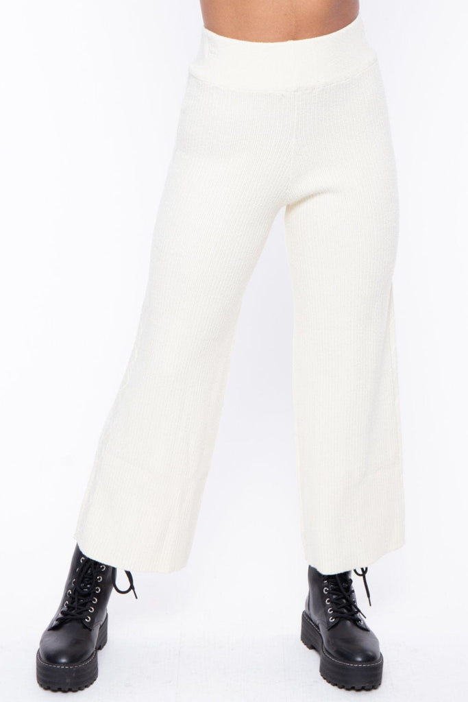 Loungers Knit Rib Palazzo Pants - BUMP BIDDY