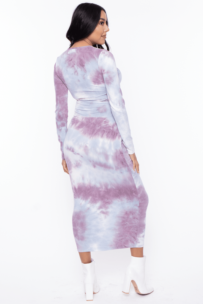 Labanga Dresses Maternity Gianny Tie dye dress Dress - Lavender