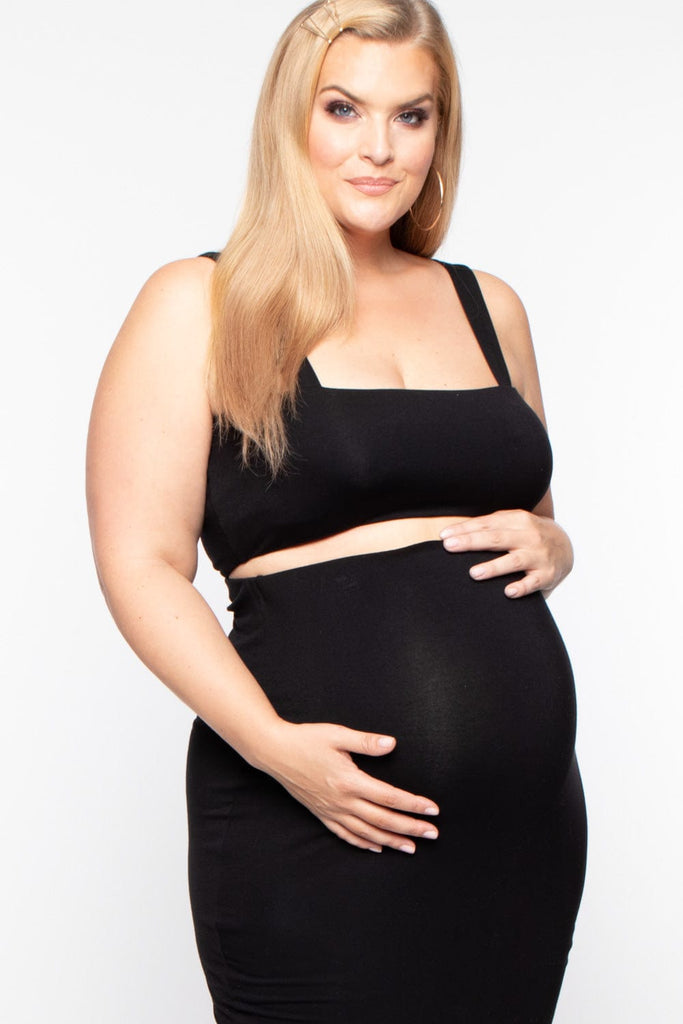 Maternity Plus Lexi Matching Set - Black - BUMP BIDDY
