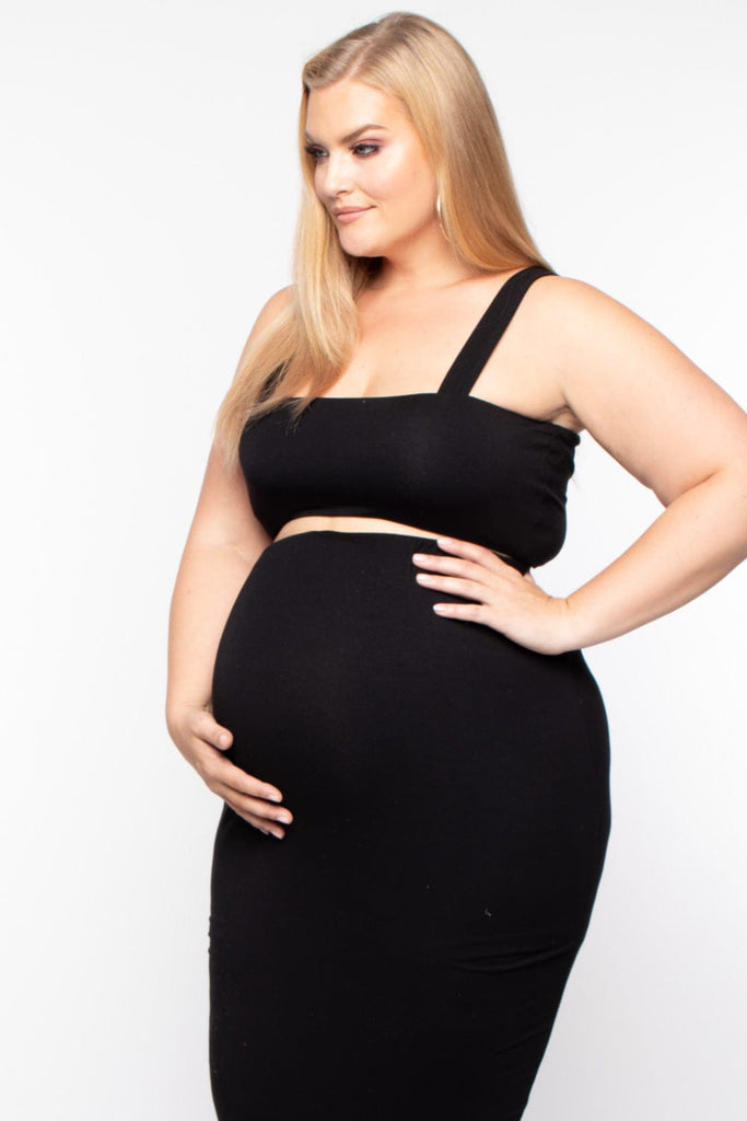 Maternity Plus Lexi Matching Set - Black - BUMP BIDDY