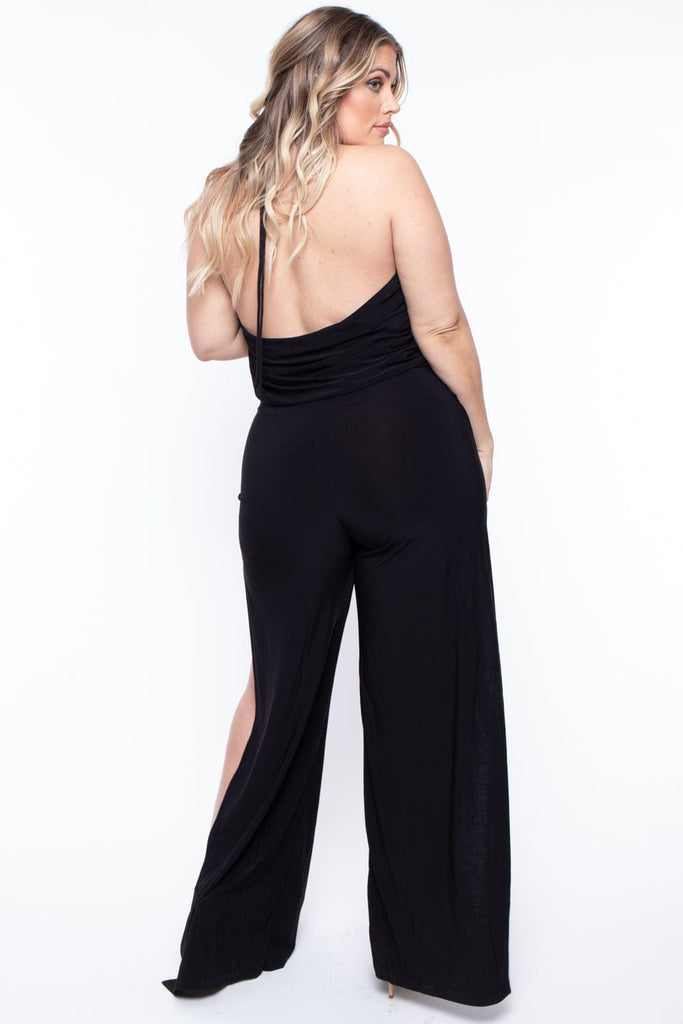 Maternity Sammie Jumpsuit - Black - BUMP BIDDY