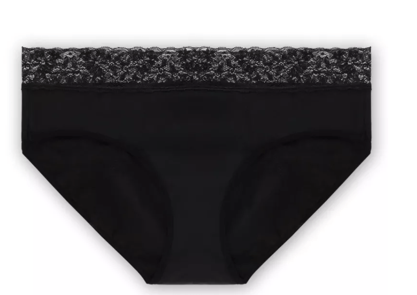 Shantou Liduo Comfort & Support Womens High quality Cotton Period Leak Four layer leak Proof Underwear Menstrual Panties- Black